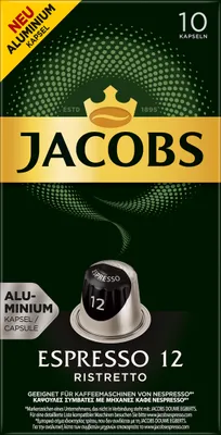 Produktbild von Jacobs Espresso Ristretto | 10 Nespresso® komp. Kapseln