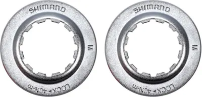 Produktbild von 2er Set Shimano Lockring Verschlussring Centerlock Disc Bremsscheibe