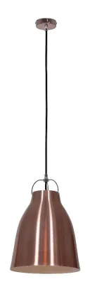 Obrázok produktu pre Závesný luster na lanku PENSILVANIA - 1xE27, 60W, medený