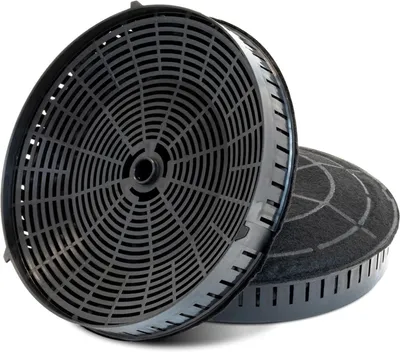 Imagen del producto de Filtros de carbón activado para campanas extractoras, diámetro de 178 mm, 2 unidades, para la cocina