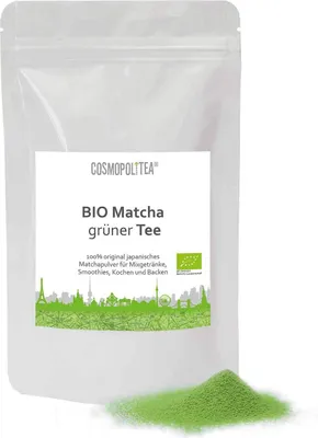 Produktbild von BIO Matcha grüner Tee, 100g Beutel
