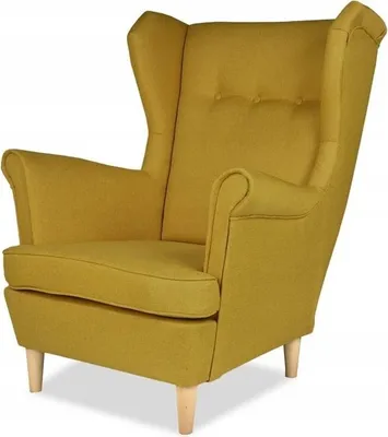 Produktbild von Family Meble Ohrensessel Ari Relaxsessel aus Webstoff Skandinavisch Loungesessel Fernsehsessel Für Wohnzimmer Esszimmer Schlafzimmer Büro (TW 1065)