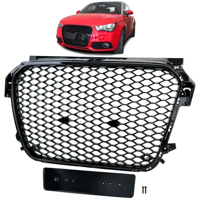 Produktbild von Sportgrill schwarz glänzend für Audi A1 8X Vorfacelift 2010-2014