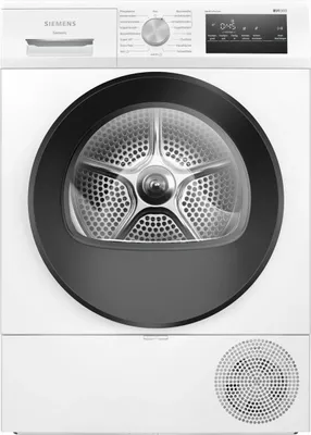 Produktbild von Siemens Wärmepumpentrockner iQ300, 8kg, autoDry, easyClean, , weiß, 1 Stk.