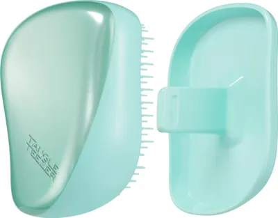 Immagine prodotto di Tangle Teezer Compact Styler Teal Matte Chrome kartáč na vlasy