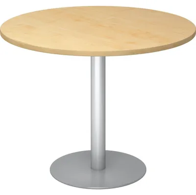 Produktbild von HAMMERBACHER Hammerbacher Konferenztisch 1.000 x 740 mm (Ø x H) Spanplatte Farbe der Tischplatte: ahorn