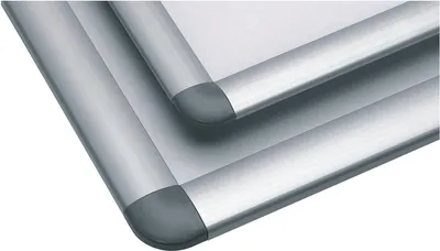 Immagine prodotto di Cornice per poster A4 370x248x11mm alluminio/plastica argento confezione da 5