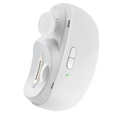 Produktbild von 2-in-1 Elektrischer Nagelknipser und -polierer, Leiser Trimmer mit LED-Licht und integriertem Auffangbehälter, Perfekt für Zuhause und unterwegs