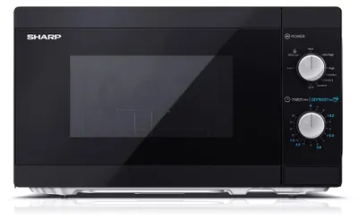 Image de Four à micro-ondes combiné Sharp YC-MG01E-B 20 L 800 W Noir