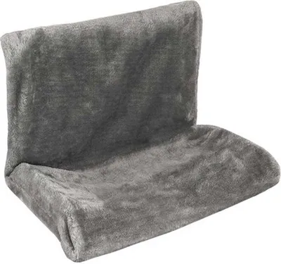Image de Lit pour chat pour radiateur – pour chats jusqu'à 5 kg – lit suspendu pour chat – gris – refuge confortable