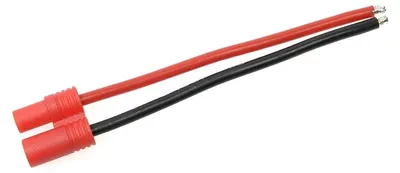Immagine prodotto di Connettore femmina placcato in oro da 3,5 mm con cavo 14 AWG, lunghezza 10 cm