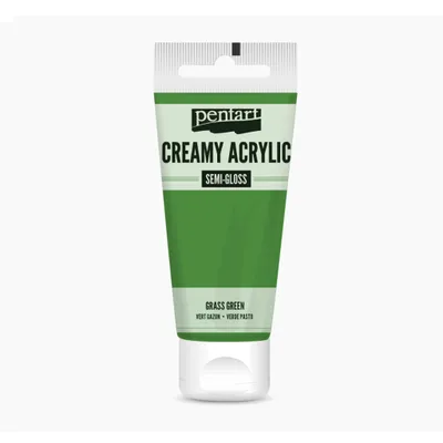 Produktbild von PENTART Cremiger Acryl-Seidenmatt, 60 ml, Grasgrün