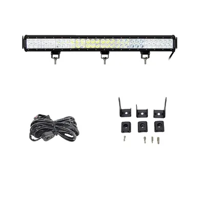 Image de Barre lumineuse à LED, faisceau combiné, résistant aux intempéries, 28 pouces Combo n fil