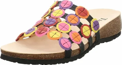 Produktbild von Think JULIA Damenschuhe - bequeme Pantoletten schwarz NEU