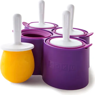 Produktbild von Zoku 4er Silikon-Eisform Lila, ZK116