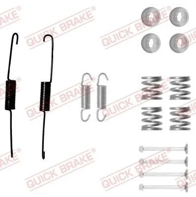Produktbild von QUICK BRAKE Zubehörsatz Bremsbacken 105-0879 Hinten für TOYOTA Yaris Schrägheck (P9)