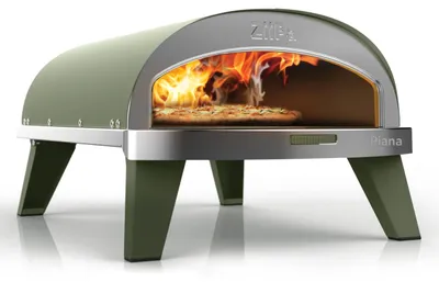 Gas-Pizzaofen Eukalyptus, 90 Sek. Garzeit, Cordierit-Stein Ø 31,5 cm