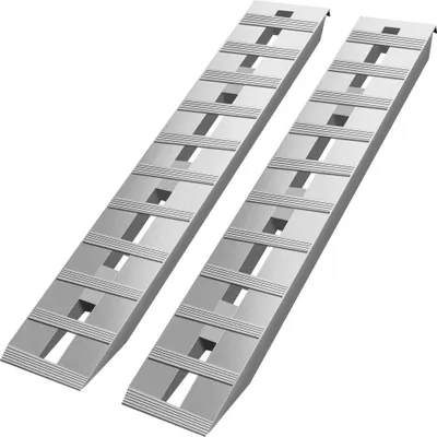 Zdjęcie produktu dla rampy aluminiowe 1520 x 305 mm - 2 szt. Rampy załadunkowe do pojazdów ATV - Udźwig 6000 funtów / 2722 kg - Wysokość załadunku do 16 cali / 406 mm.