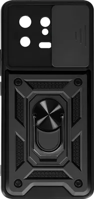 Immagine prodotto di Xiaomi 13 Custodia protettiva ibrida con supporto ad anello - Nero