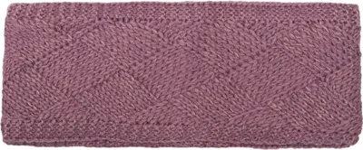 Produktbild von styleBREAKER Damen Strick Stirnband einfarbig mit Rauten Muster, Thermo Fleece Futter, Winter Headband Uni 04026062