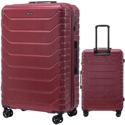 Image de Valise, en polycarbonate, serrure TSA, rouge