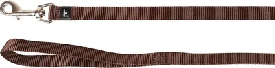 Zdjęcie produktu dla Smycz Flamingo Ziggi w kolorze brązowym, wymiary: 130 cm / 15 mm