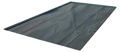 Image de Couverture de piscine solaire, stockage de chaleur, protection UV, gris foncé