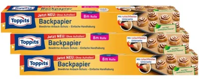 Productafbeelding van TOPPITS Bakpapier, antislip, 38 cm x 8 meter, op rol