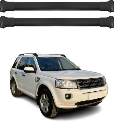 Productafbeelding van Draagbalken voor op het dak, geschikt voor Land Rover Freelander 2007-2014, model L3, aluminium, zwart