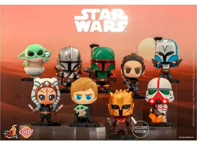 Imagen del producto de Set de figuras de Star Wars, Serie 2, caja de exhibición de 8 unidades