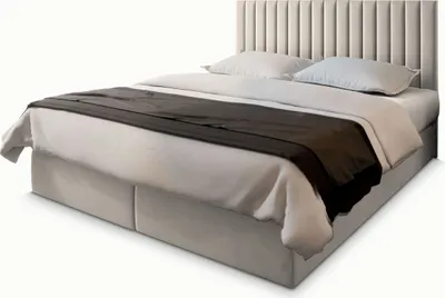 Produktbild von Masseno Boxspringbett BRESEL 180x200 cm Komplett-Set mit Bonell Matratze und Topper, Polsterbett mit Bettkästen -Beige, PAROS 02