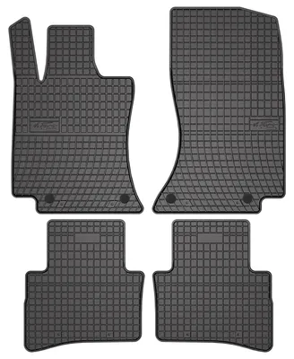 Produktbild von Gummi-Fußmatten für Mercedes E-klasa W214 2023- (Limousine) – 4-tlg, Schwarz, passgenau – Wielganizator SolidPRO