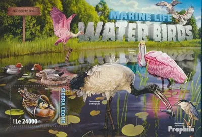 Produktbild von Briefmarken Sierra Leone 2016 Mi Block 944 (kompl. Ausg.) postfrisch Wasservögel