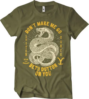 Produktbild von Yellowstone - Beth Dutton T-Shirt - XX-Large - Olive