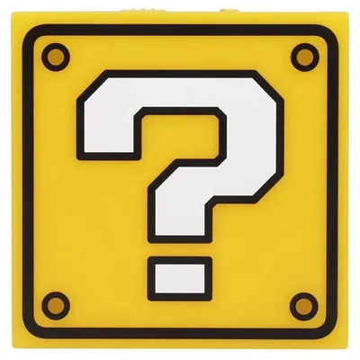 Produktbild von Paladone Mario Lampe Fragezeichenblock Von Super 19 Cm Gelb Gelb One Size