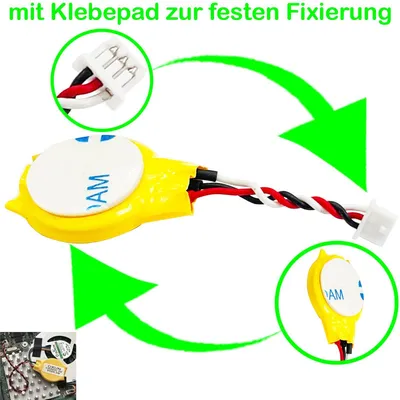 Produktbild von RTC Bios Cmos Battery Batterie kompatibel für DELL Latitude E5510 P05F, P05F001