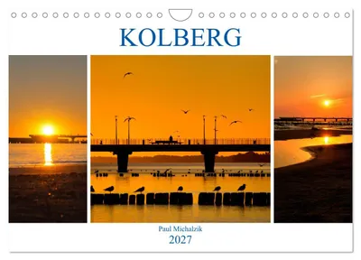 Produktbild von Kalender 2027 · US-Version · Kolberg (Wandkalender 2027 12" × 8" Querformat), CALVENDO 12-Monats-Wandkalender