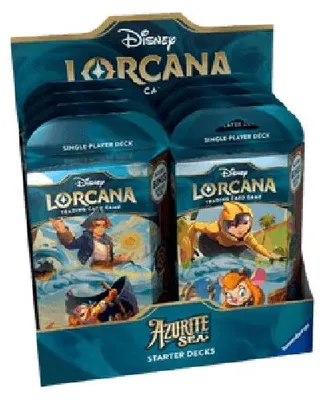 Produktbild von Lorcana Azurite Sea: Starter Deck Display