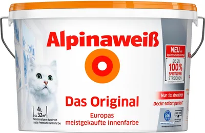 Produktbild von Alpinaweiß Das Original 4 Liter matt
