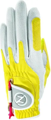 Immagine prodotto di Guanto da golf Zero Friction All Weather Performance da donna per mancine, giallo Donna, giallo, taglia unica