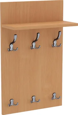 Obrázek produktu pro AKKE Bavaria Buche šatní panel MIDI - CHROM háčky ŠxV: 40x70 cm