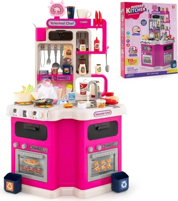 Produktbild von Kinderküchenset mit Licht, Sound und 75 Zubehörteilen