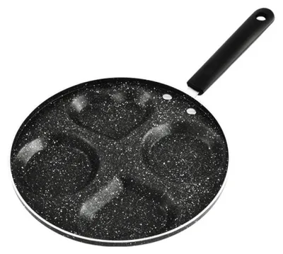 Productafbeelding van Eierpan - 4-Holes - Aluminium - Antiaanbaklaag