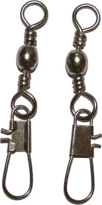 Produktbild von Jenzi Karabiner-Wirbel mit Sicherheits-Häkchen 12kg -8- 8 Stück