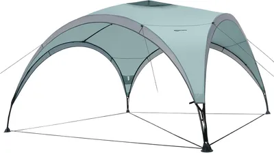 Obrázek produktu pro Sluneční clona – stínítko do zahrady, na terasu a na pláž – 3,66 x 3,66 m – ochrana proti UV záření SPF 50+ – světle zelená