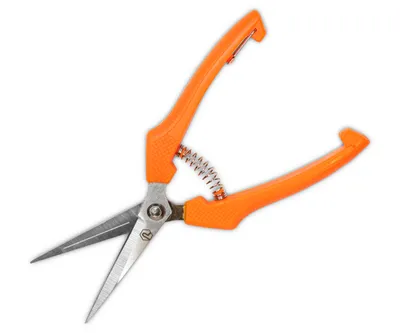 Produktbild von Gartenschere zum Abschneiden von Knospen 190 mm Polax Handschere für Blumen, Kräuter und Triebe, gehärteter 55HRC-Stahl, Sicherheitsverschluss