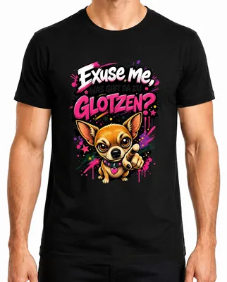 Imagen del producto de Disculpa, ¿buscas la camiseta "Chihuahua Statement" de marca "Sarkasmus", color negro, talla M?