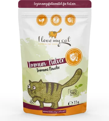 Produktbild von ILMC Immun Pulver - Nahrungsergänzung für Katzen 35 g