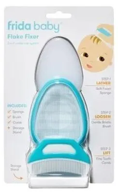 Kopfhautpflege-Set Frida Baby mit Schwamm, Bürste und Kamm