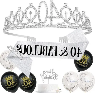 Immagine prodotto di Fiocco d'argento per il compleanno da donna